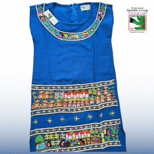 Vestido de niña tradicional bordado